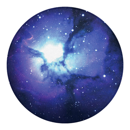 Nebula Space Print Round Blanket