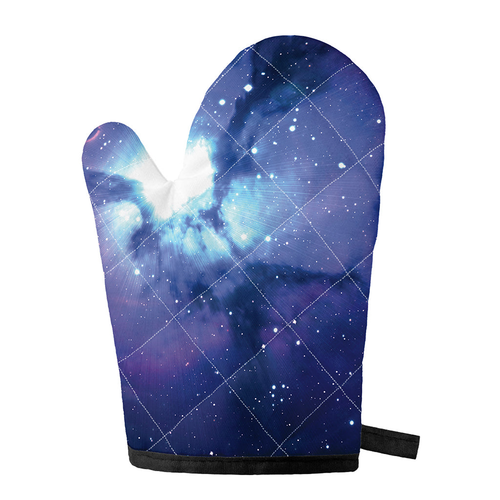 Nebula Space Print Single Oven Mitt