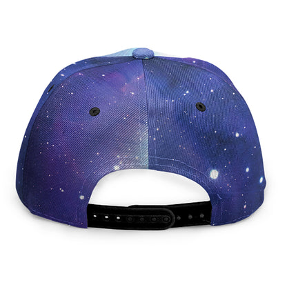 Nebula Space Print Snapback Cap