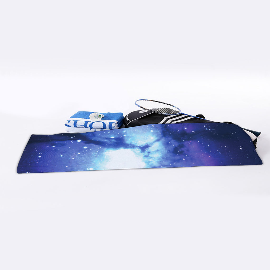 Nebula Space Print Sports Towel