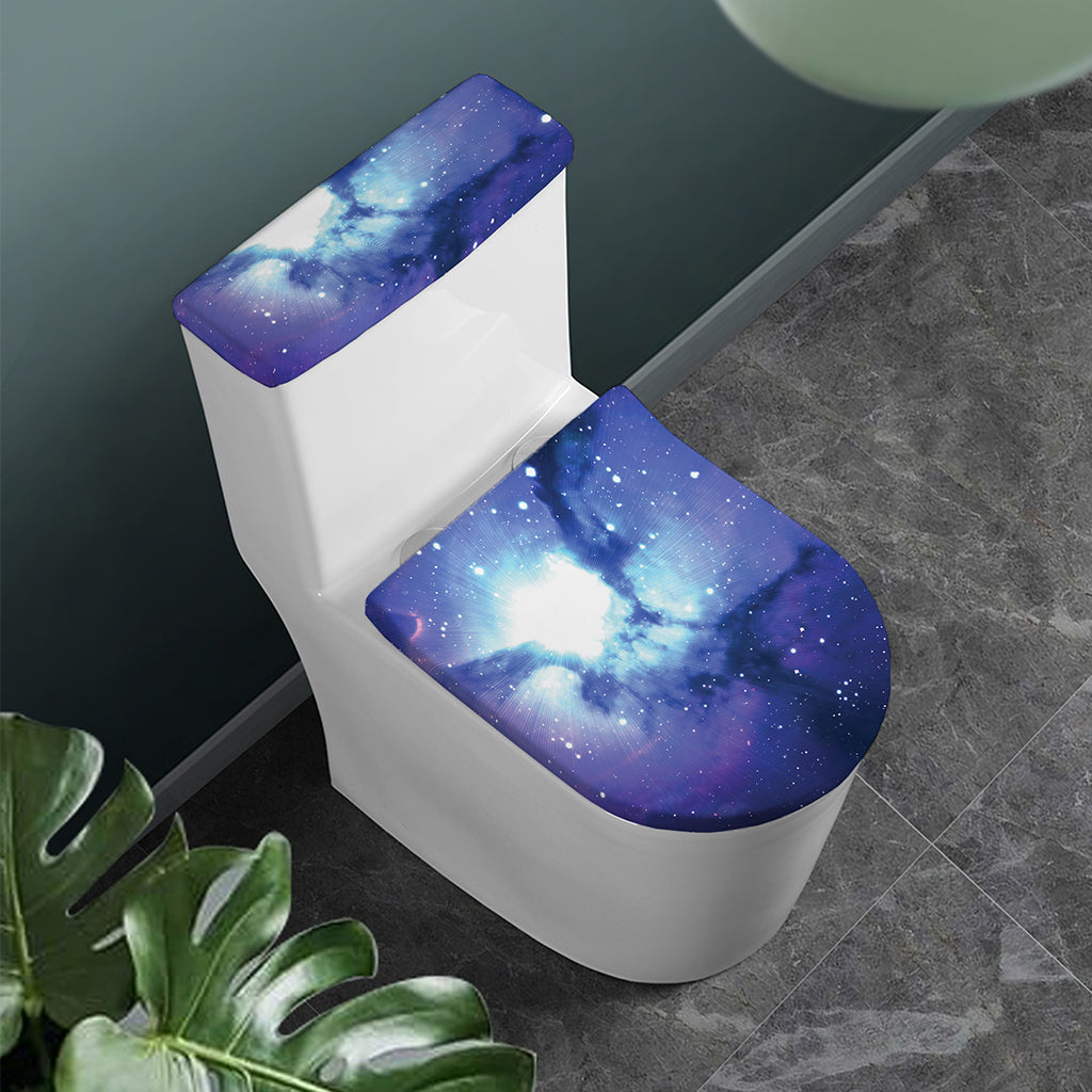 Nebula Space Print Toilet Lid And Tank Cover Set