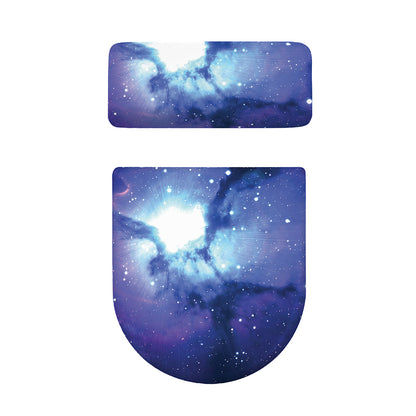 Nebula Space Print Toilet Lid And Tank Cover Set