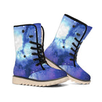 Nebula Space Print Winter Boots