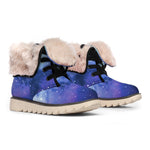 Nebula Space Print Winter Boots