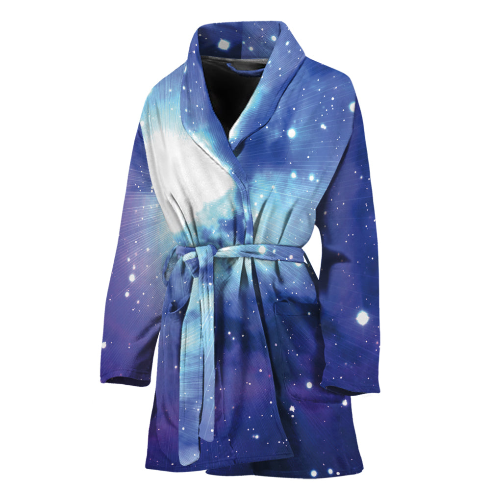 Nebula Space Print Women's Bathrobe