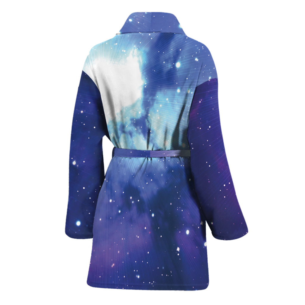 Nebula Space Print Women's Bathrobe