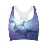 Nebula Space Print Women's Sports Bra