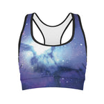 Nebula Space Print Women's Sports Bra