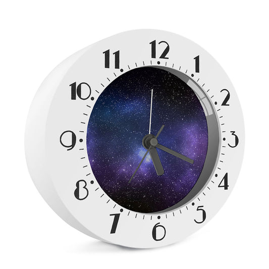 Nebula Universe Galaxy Deep Space Print Alarm Clock