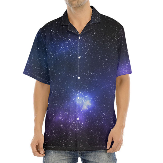 Nebula Universe Galaxy Deep Space Print Aloha Shirt