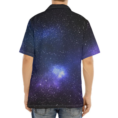 Nebula Universe Galaxy Deep Space Print Aloha Shirt