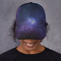 Nebula Universe Galaxy Deep Space Print Baseball Cap