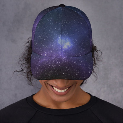 Nebula Universe Galaxy Deep Space Print Baseball Cap