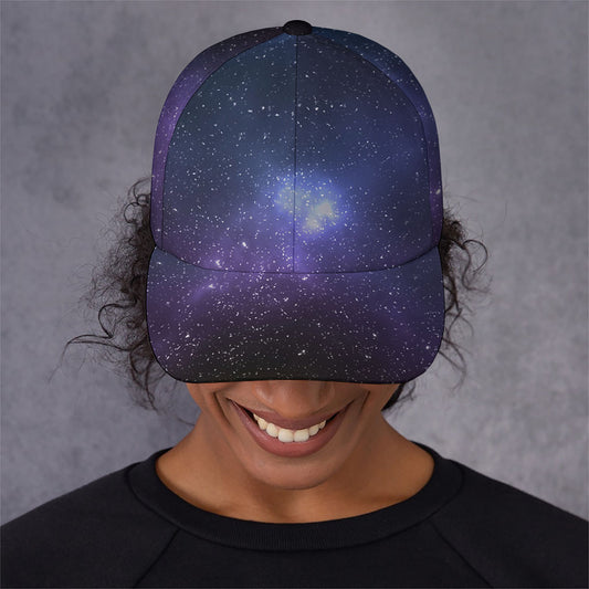 Nebula Universe Galaxy Deep Space Print Baseball Cap