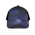 Nebula Universe Galaxy Deep Space Print Black Mesh Trucker Hat