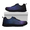 Nebula Universe Galaxy Deep Space Print Black Running Shoes