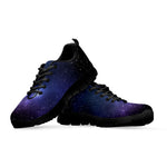 Nebula Universe Galaxy Deep Space Print Black Running Shoes