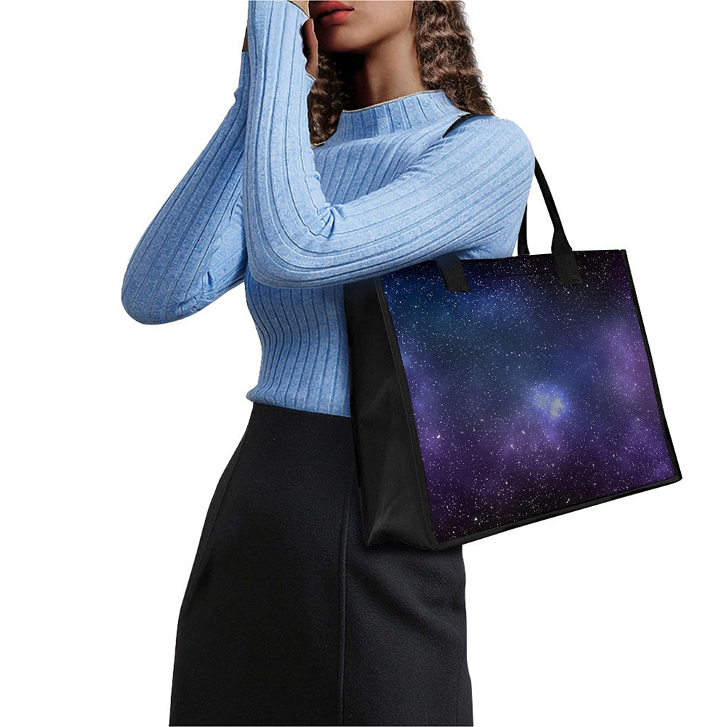 Nebula Universe Galaxy Deep Space Print Canvas Tote Bag
