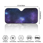 Nebula Universe Galaxy Deep Space Print Car Windshield Sun Shade