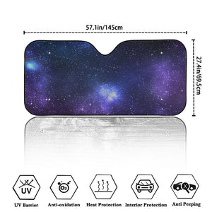 Nebula Universe Galaxy Deep Space Print Car Windshield Sun Shade