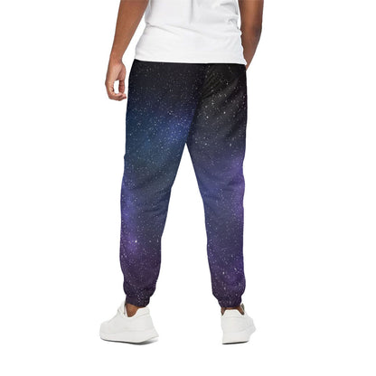 Nebula Universe Galaxy Deep Space Print Cotton Pants