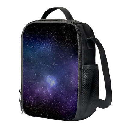 Nebula Universe Galaxy Deep Space Print Crossbody Lunch Bag