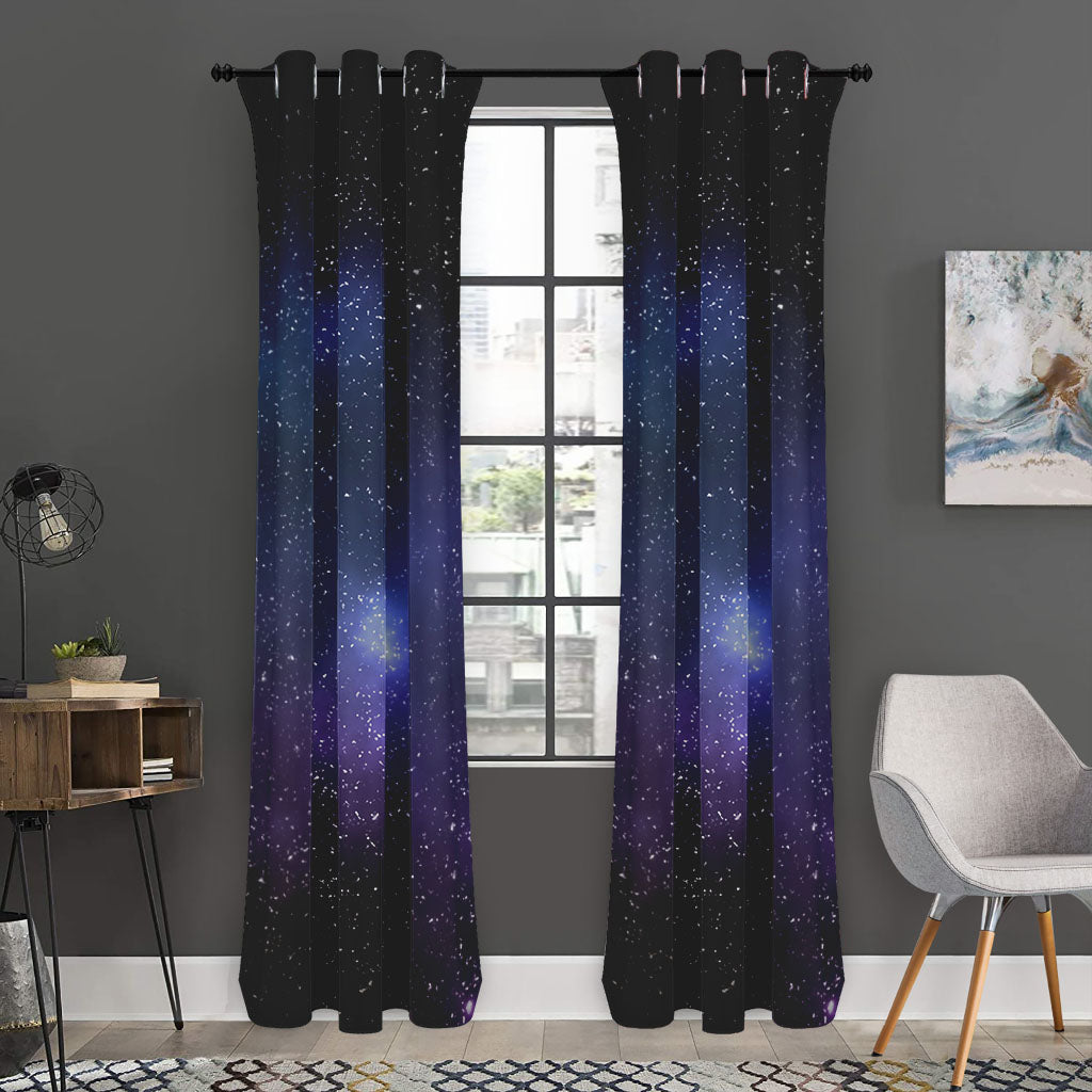 Nebula Universe Galaxy Deep Space Print Curtain