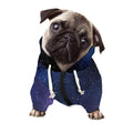 Nebula Universe Galaxy Deep Space Print Dog Zip Up Hoodie