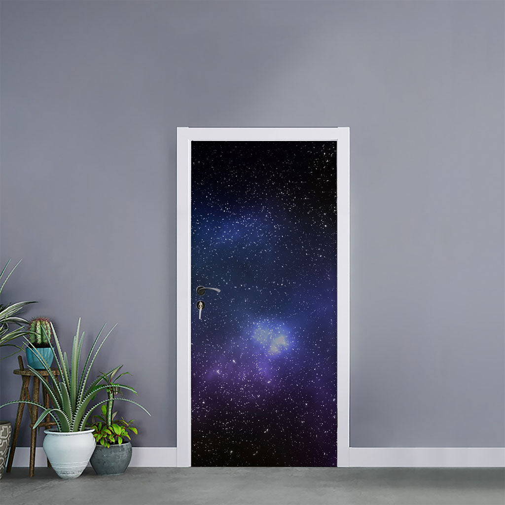 Nebula Universe Galaxy Deep Space Print Door Sticker