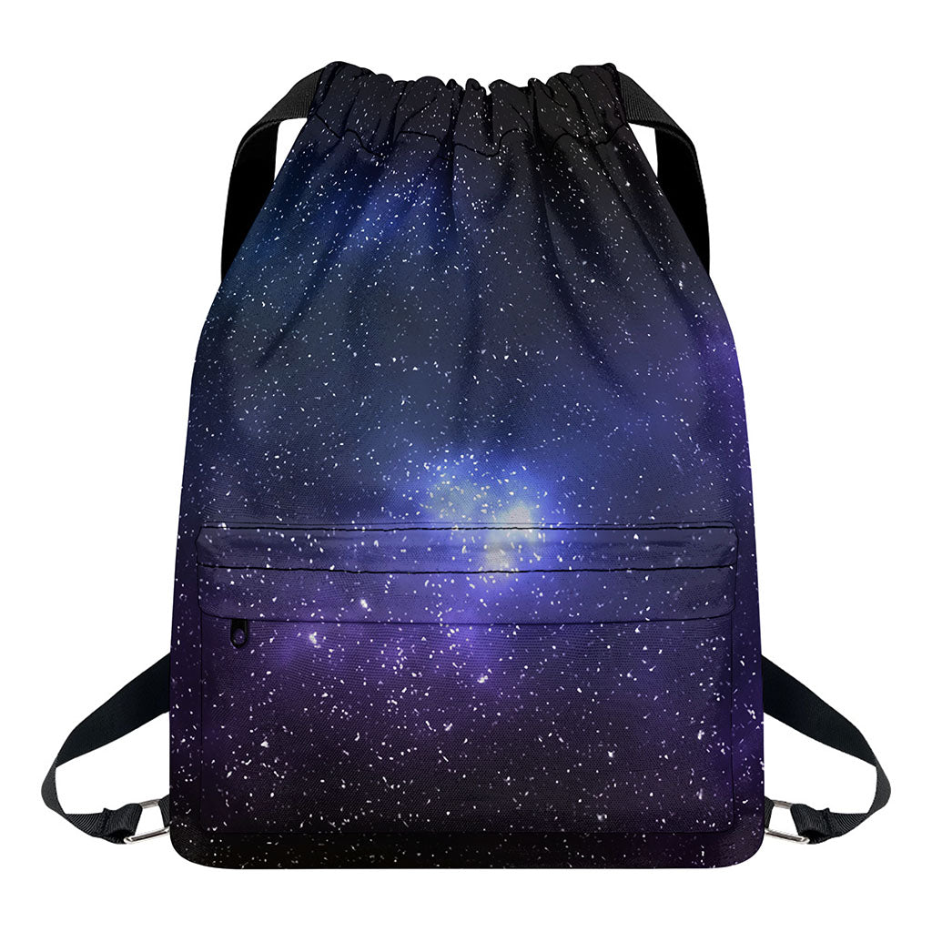 Nebula Universe Galaxy Deep Space Print Drawstring Backpack