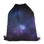 Nebula Universe Galaxy Deep Space Print Drawstring Bag