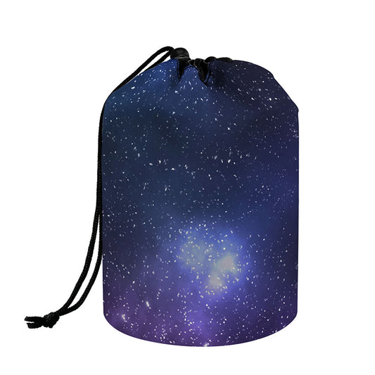 Nebula Universe Galaxy Deep Space Print Drawstring Makeup Bag