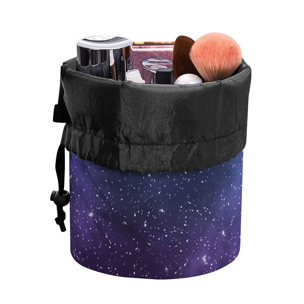 Nebula Universe Galaxy Deep Space Print Drawstring Makeup Bag