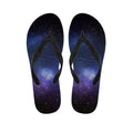 Nebula Universe Galaxy Deep Space Print Flip Flops