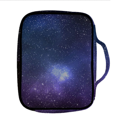 Nebula Universe Galaxy Deep Space Print Front Pocket Bible Bag