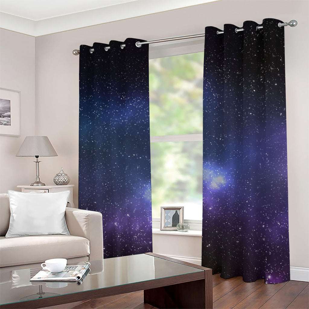 Nebula Universe Galaxy Deep Space Print Grommet Curtains