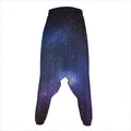 Nebula Universe Galaxy Deep Space Print Hammer Pants