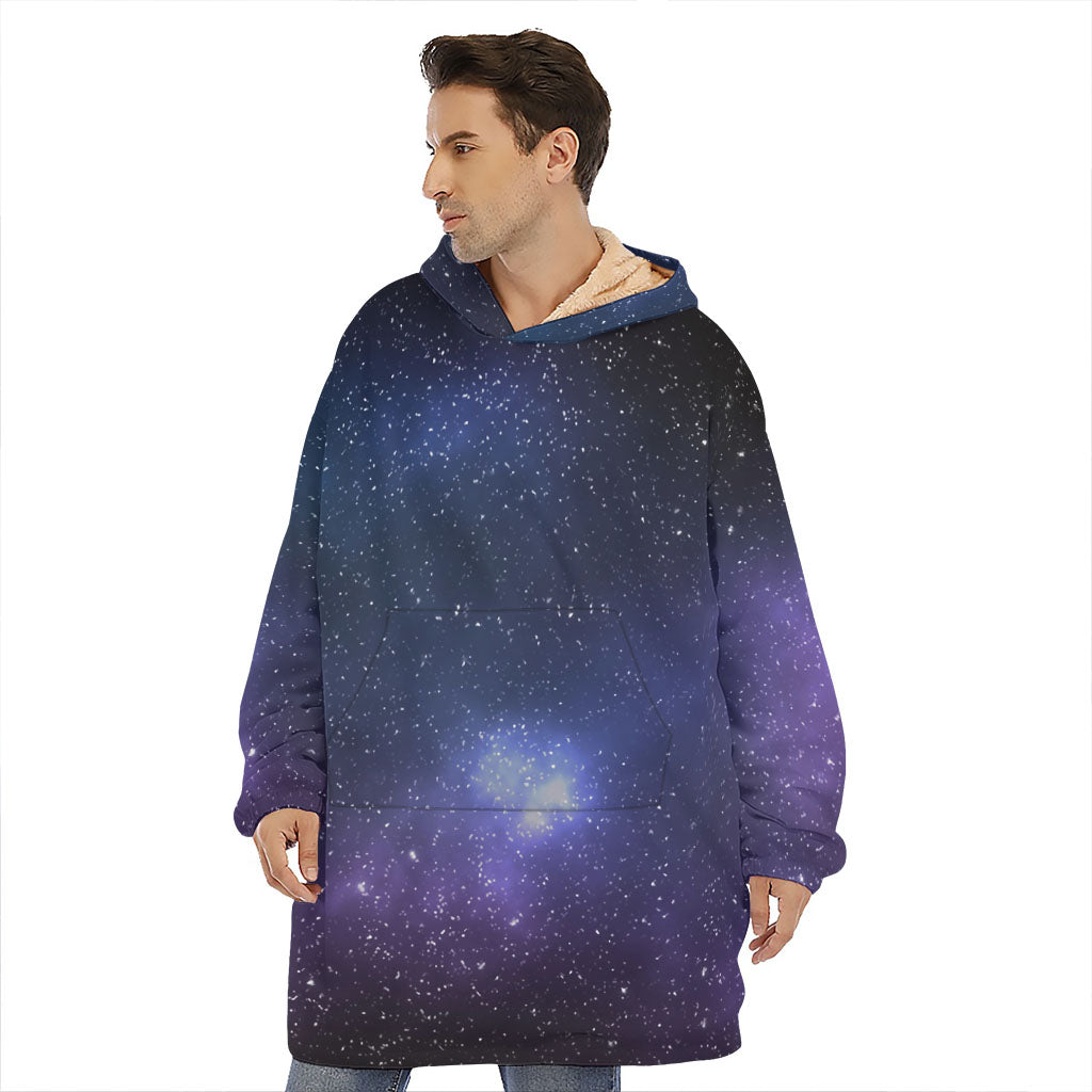 Nebula Universe Galaxy Deep Space Print Hoodie Blanket