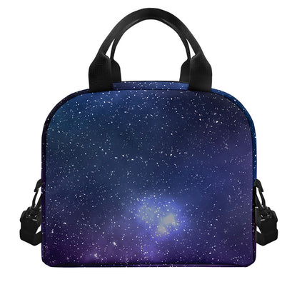 Nebula Universe Galaxy Deep Space Print Insulated Lunch Bag