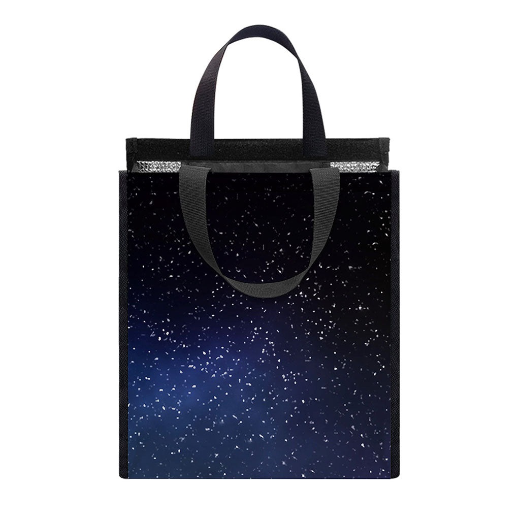 Nebula Universe Galaxy Deep Space Print Insulated Lunch Tote