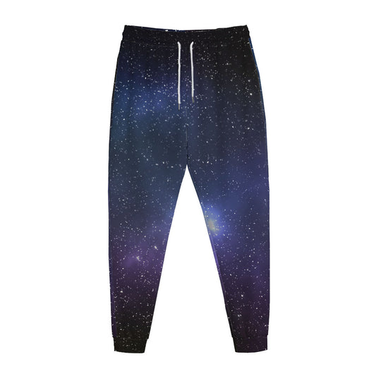 Nebula Universe Galaxy Deep Space Print Jogger Pants