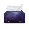 Nebula Universe Galaxy Deep Space Print Leather Tissue Box Cover