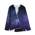 Nebula Universe Galaxy Deep Space Print Long Sleeve Short Coat