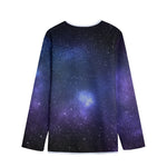 Nebula Universe Galaxy Deep Space Print Long Sleeve Short Coat