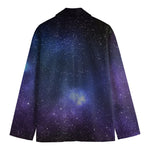 Nebula Universe Galaxy Deep Space Print Men's Cotton Blazer