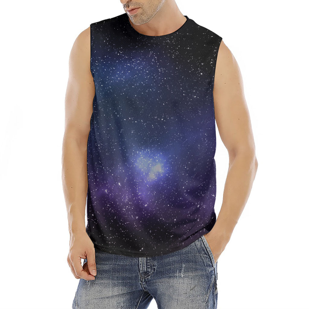 Nebula Universe Galaxy Deep Space Print Men's Fitness Tank Top