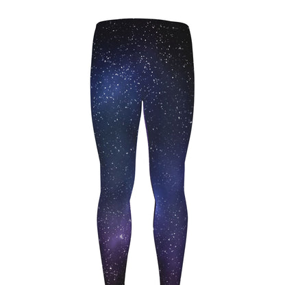 Nebula Universe Galaxy Deep Space Print Men's leggings