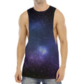 Nebula Universe Galaxy Deep Space Print Men's Muscle Tank Top