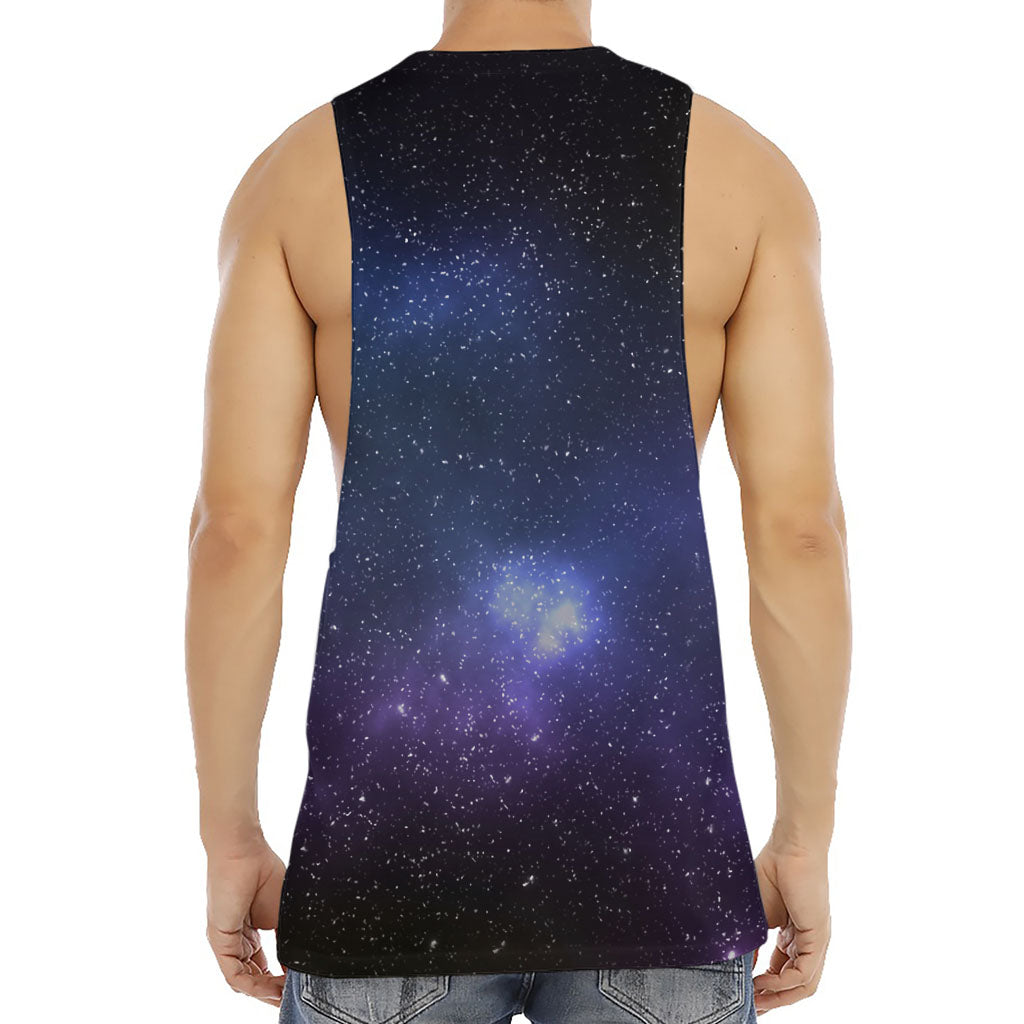 Nebula Universe Galaxy Deep Space Print Men's Muscle Tank Top