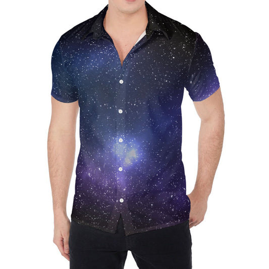 Nebula Universe Galaxy Deep Space Print Men's Shirt